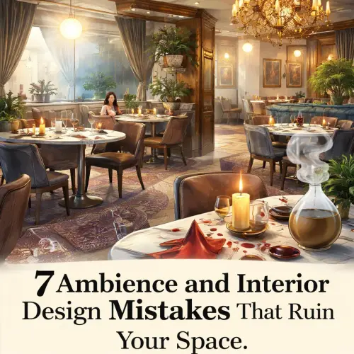Ambience and Interior Design Mistakes