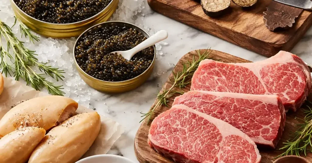 Luxury Ingredients Glossary, luxury ingredients glossary, caviar grades sourcing, truffle grades and sourcing
