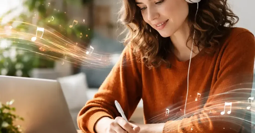 Music and Soundscape, background music analysis, music and user experience, soundscape enhancement vs distraction