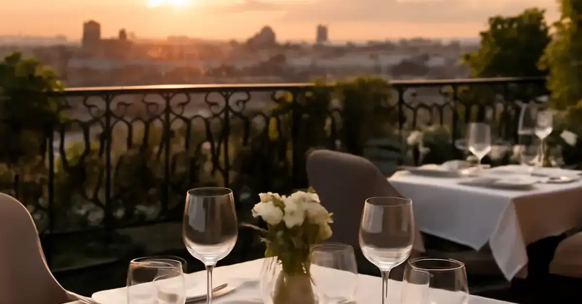 outdoor and rooftop fine dining