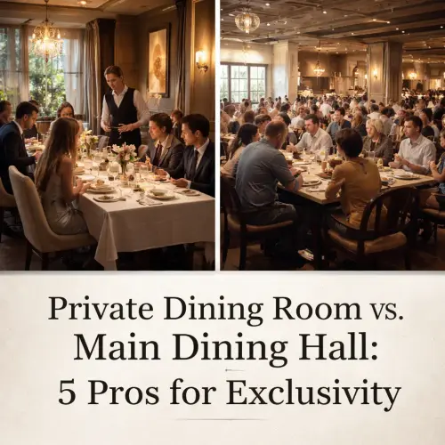 private dining room vs main dining hall