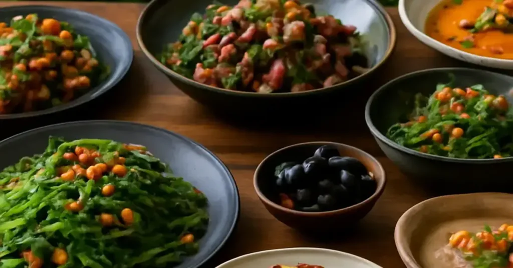 Sarawakian luxury dining, Kuching luxury dining, Sarawakian jungle produce, midin fern recipe