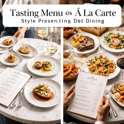 tasting menu vs à la carte