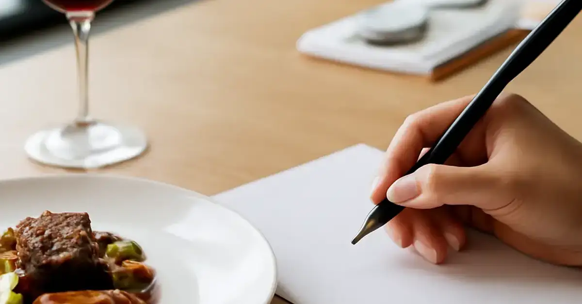 write your own fine dining review