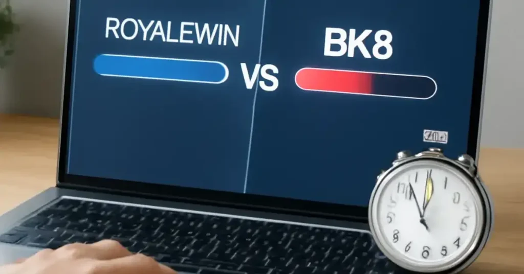 Has Better Website Loading Speed, Royalewin vs BK8 loading speed, fastest loading casino site