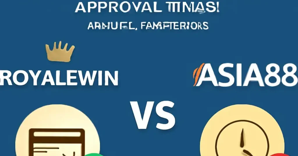 Royalewin VS ASIA88 Which One Has Better Withdrawal Approval Times, Royalewin VS ASIA88, Which One Has Better Withdrawal Approval Times